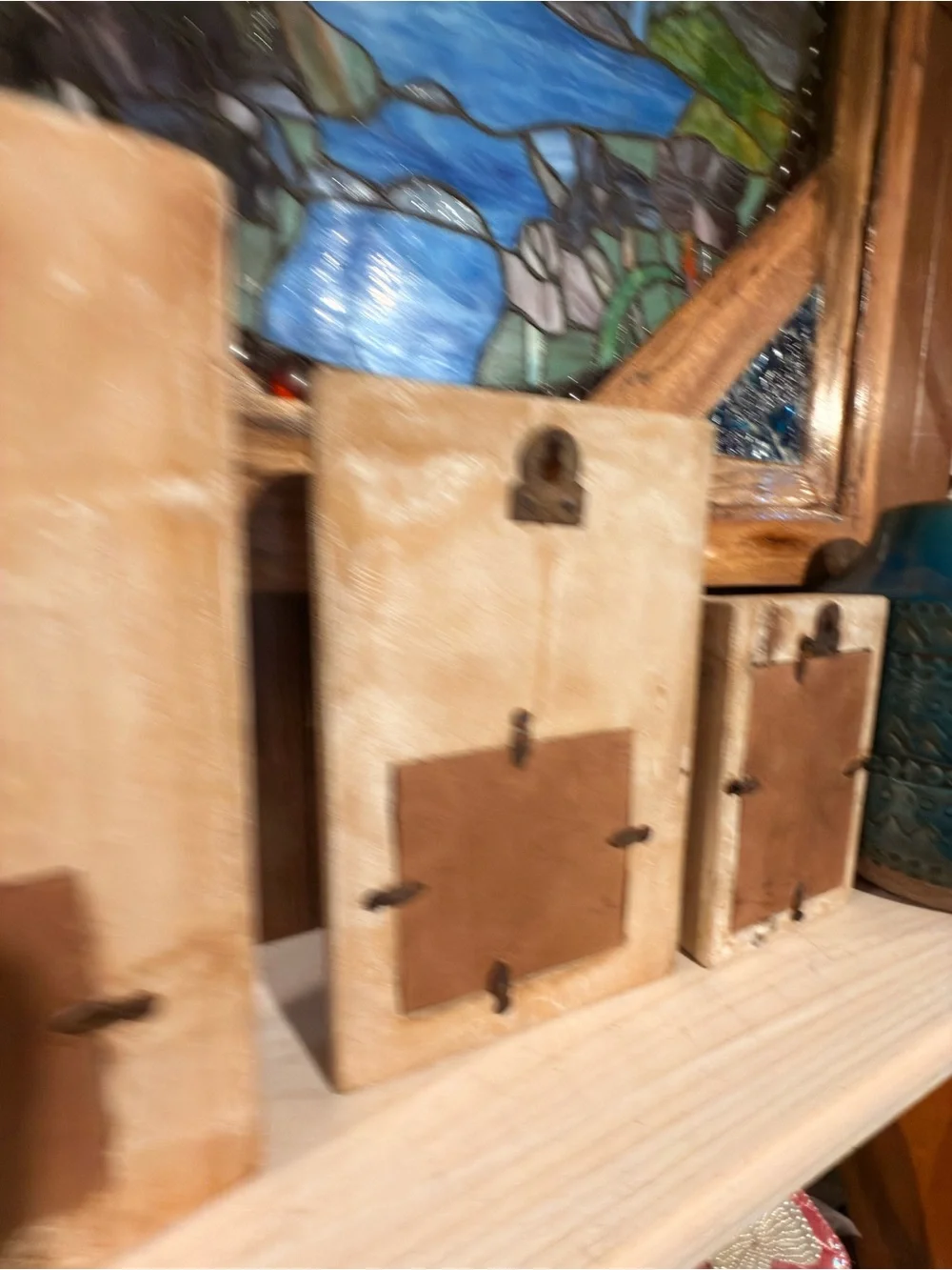 Hand-Carved Natural Wood Framed mirrors, created for inspiration of Architecture